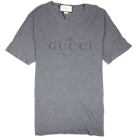 gucci mens grey shirt|gucci graphic shirt.